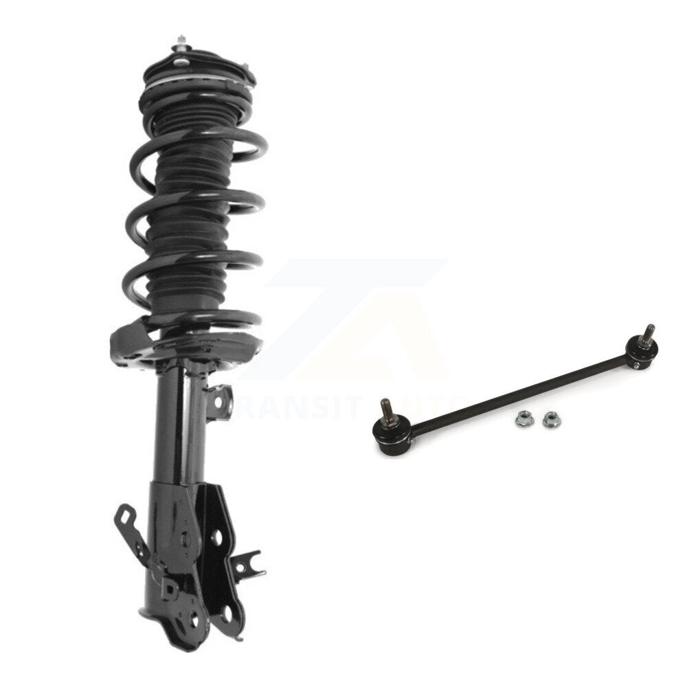 [Avant Gauche] Ensemble de jambe de suspension avec ressort hélicoïdal pour Honda Civic Excludes Coupe Si Models KSS-104607