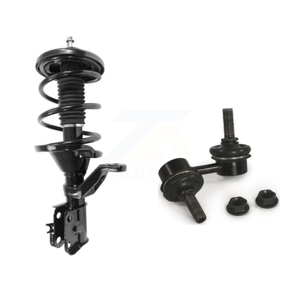 [Avant Gauche] Ensemble de jambe de suspension avec ressort hélicoïdal pour 2002-2004 Acura RSX KSS-104619