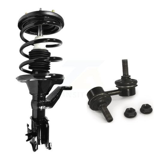 [Avant Gauche] Ensemble de jambe de suspension avec ressort hélicoïdal pour Honda Civic Excludes Hybrid Si Models KSS-104620