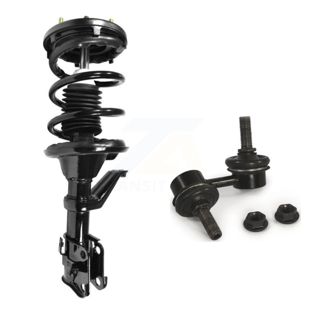 [Avant Gauche] Ensemble de jambe de suspension avec ressort hélicoïdal pour Honda CR-V KSS-104621