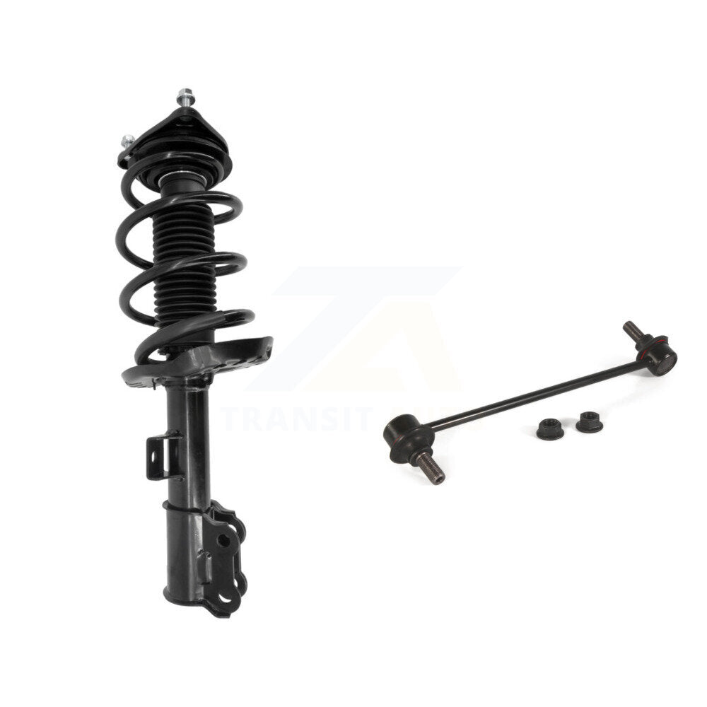 [Avant Gauche] Ensemble de jambe de suspension avec ressort hélicoïdal pour 13-17 Hyundai Elantra GT Excludes Sedan Models KSS-104646