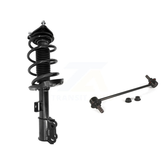 [Avant Gauche] Ensemble de jambe de suspension avec ressort hélicoïdal pour 13-17 Hyundai Elantra GT Excludes Sedan Models KSS-104646