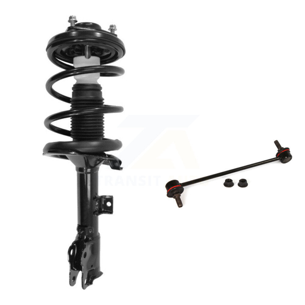 [Avant Gauche] Ensemble de jambe de suspension avec ressort hélicoïdal pour Mitsubishi Outlander KSS-104663
