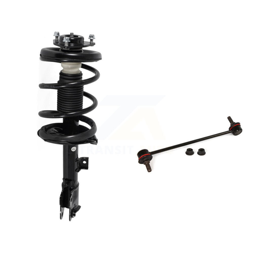 [Avant Gauche] Ensemble de jambe de suspension avec ressort hélicoïdal pour Mitsubishi Outlander KSS-104664