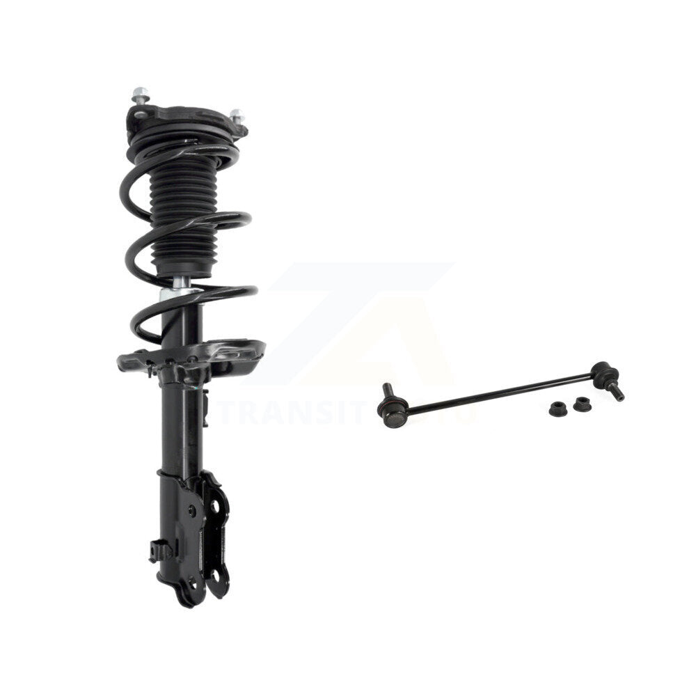 [Avant Gauche] Ensemble de jambe de suspension avec ressort hélicoïdal pour Hyundai Elantra Kia Forte KSS-104666