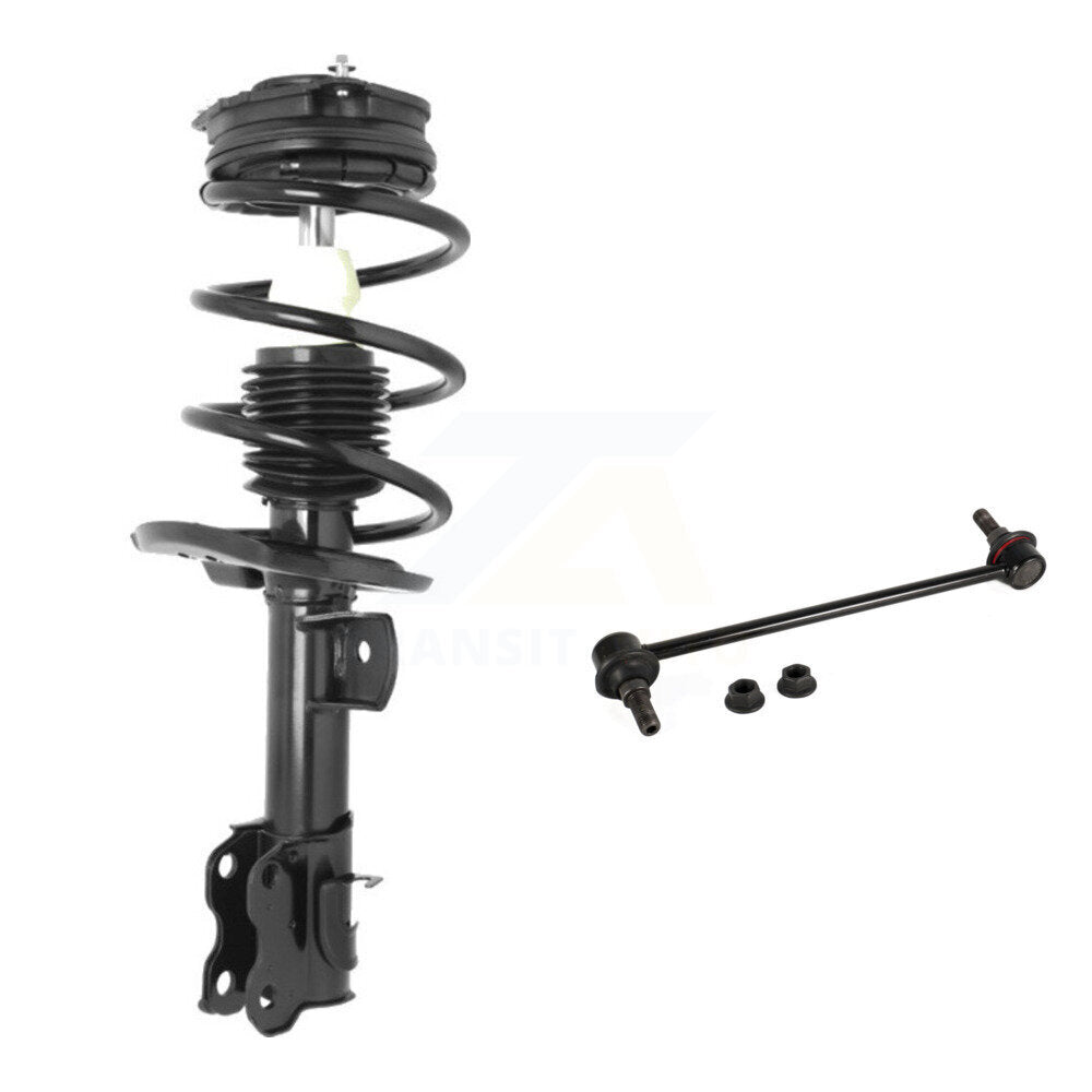 [Avant Gauche] Ensemble de jambe de suspension avec ressort hélicoïdal pour 2013-2019 Nissan Sentra KSS-104685