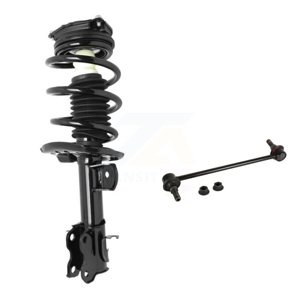 [Avant Gauche] Ensemble de jambe de suspension avec ressort hélicoïdal pour Nissan NV200 Chevrolet City Express KSS-104697