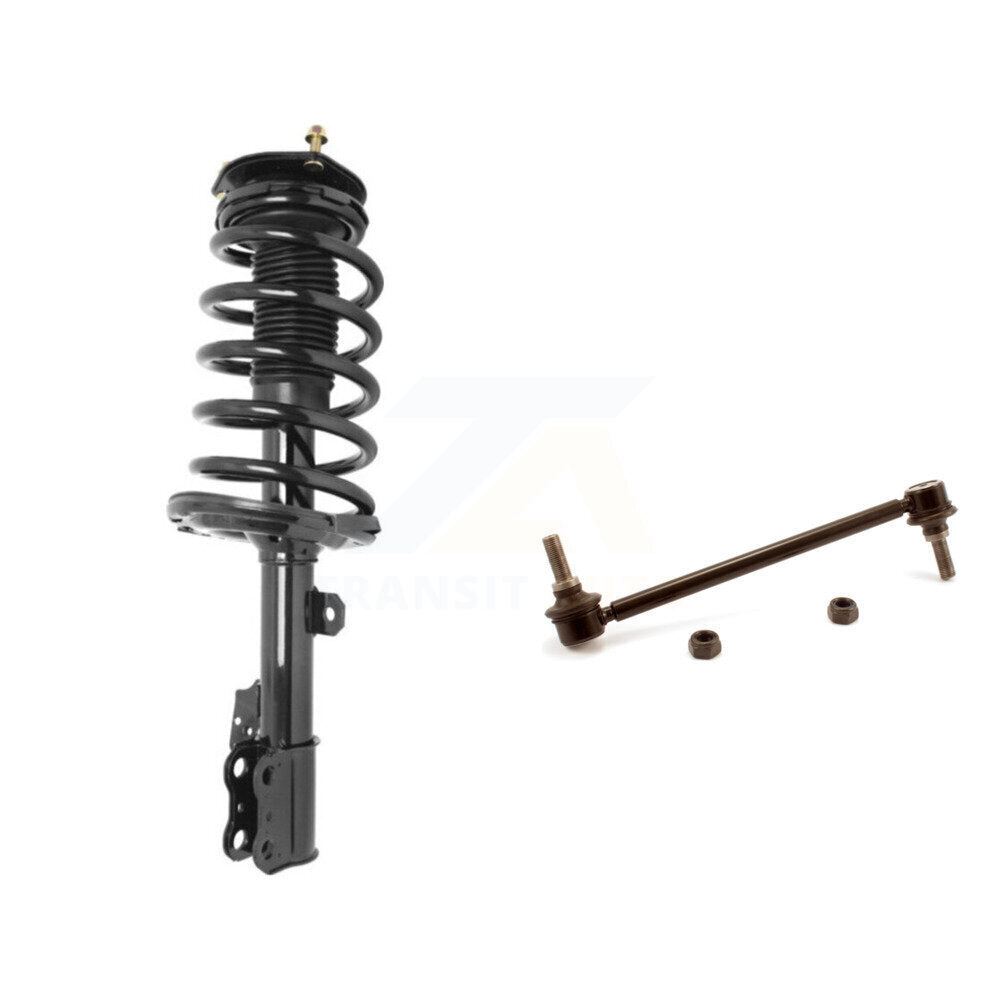[Avant Gauche] Ensemble de jambe de suspension avec ressort hélicoïdal pour 05-10 Toyota Sienna FWD AWD 8 Passenger Only KSS-104699