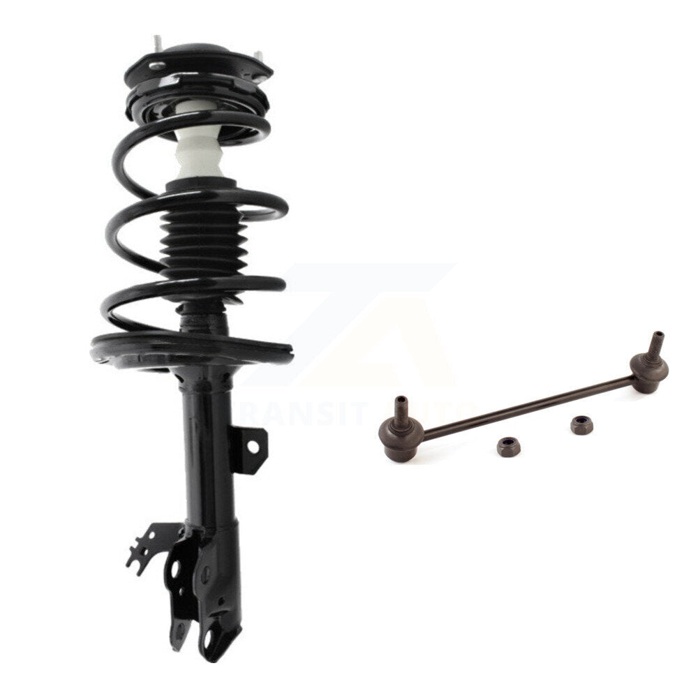 [Avant Gauche] Ensemble de jambe de suspension avec ressort hélicoïdal pour 12-17 Toyota Camry LE/Hybrid XLE/XLE KSS-104712