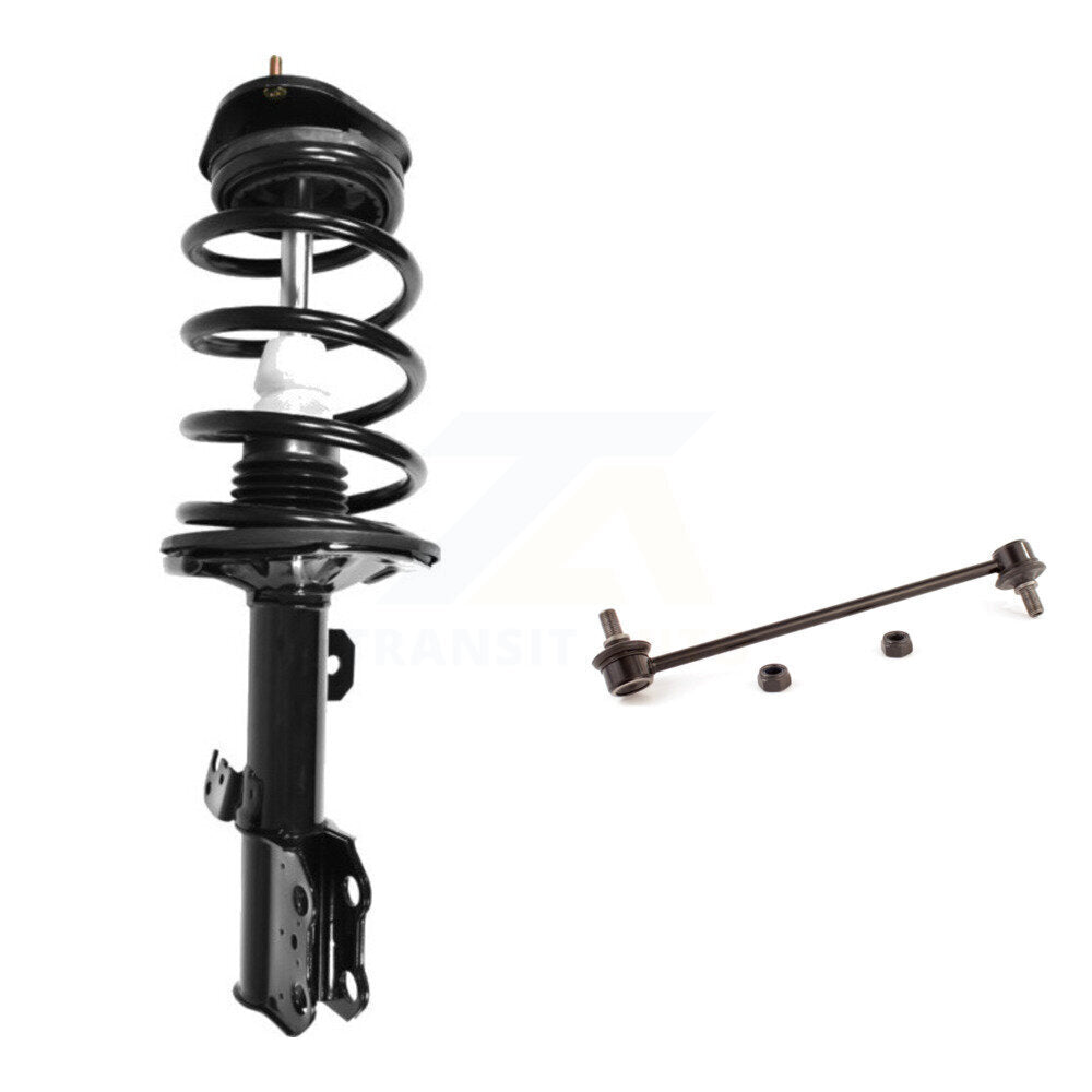 [Avant Gauche] Ensemble de jambe de suspension avec ressort hélicoïdal pour 2003-2008 Toyota Matrix Pontiac Vibe KSS-104737