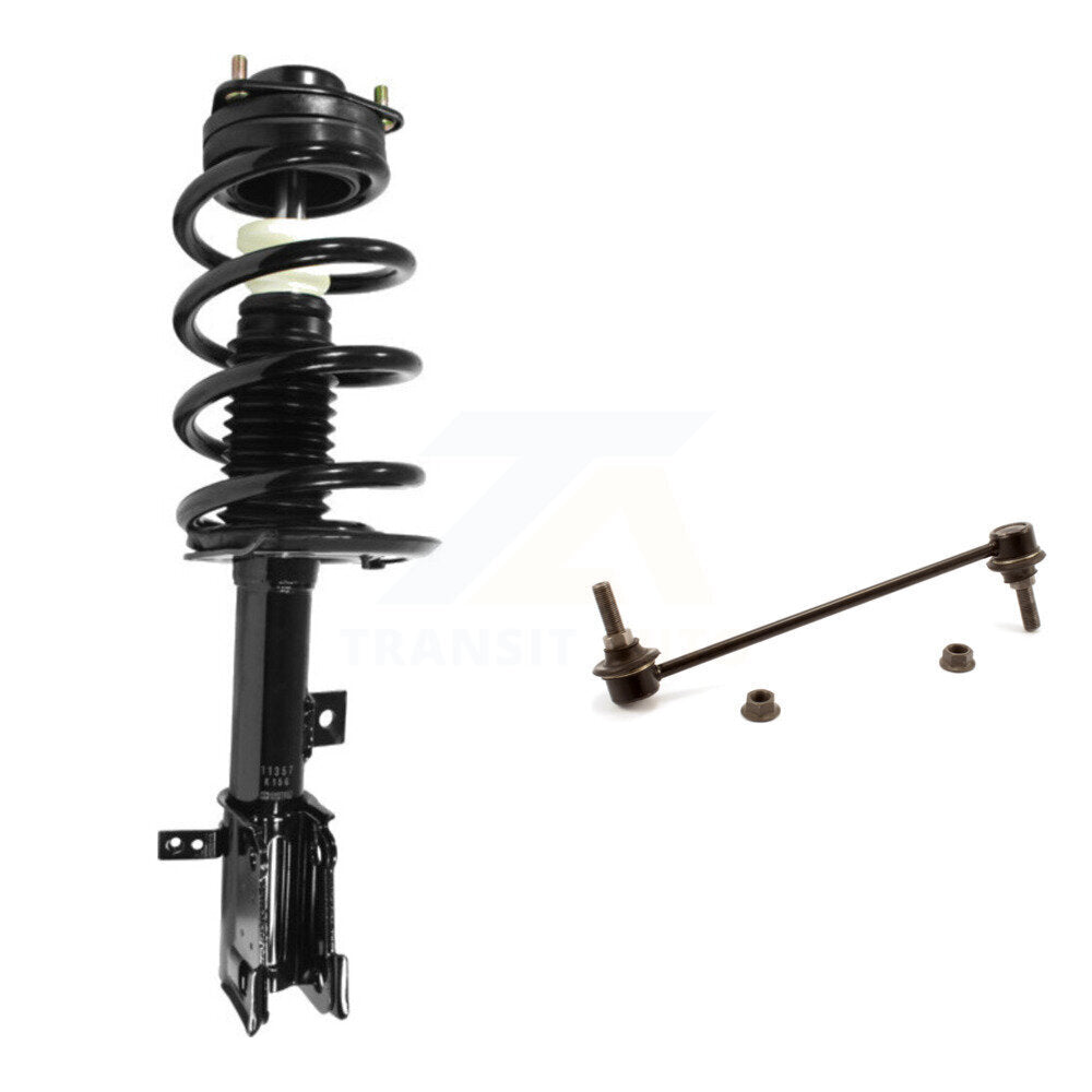 [Avant Gauche] Ensemble de jambe de suspension avec ressort hélicoïdal pour Dodge Journey Excludes 4 Cylinder Engine KSS-104771
