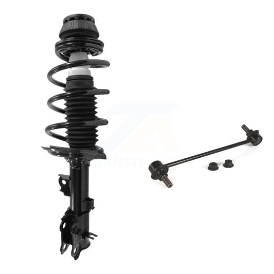 [Avant Gauche] Ensemble de jambe de suspension avec ressort hélicoïdal pour 2012-2017 Hyundai Accent Kia Rio KSS-104789
