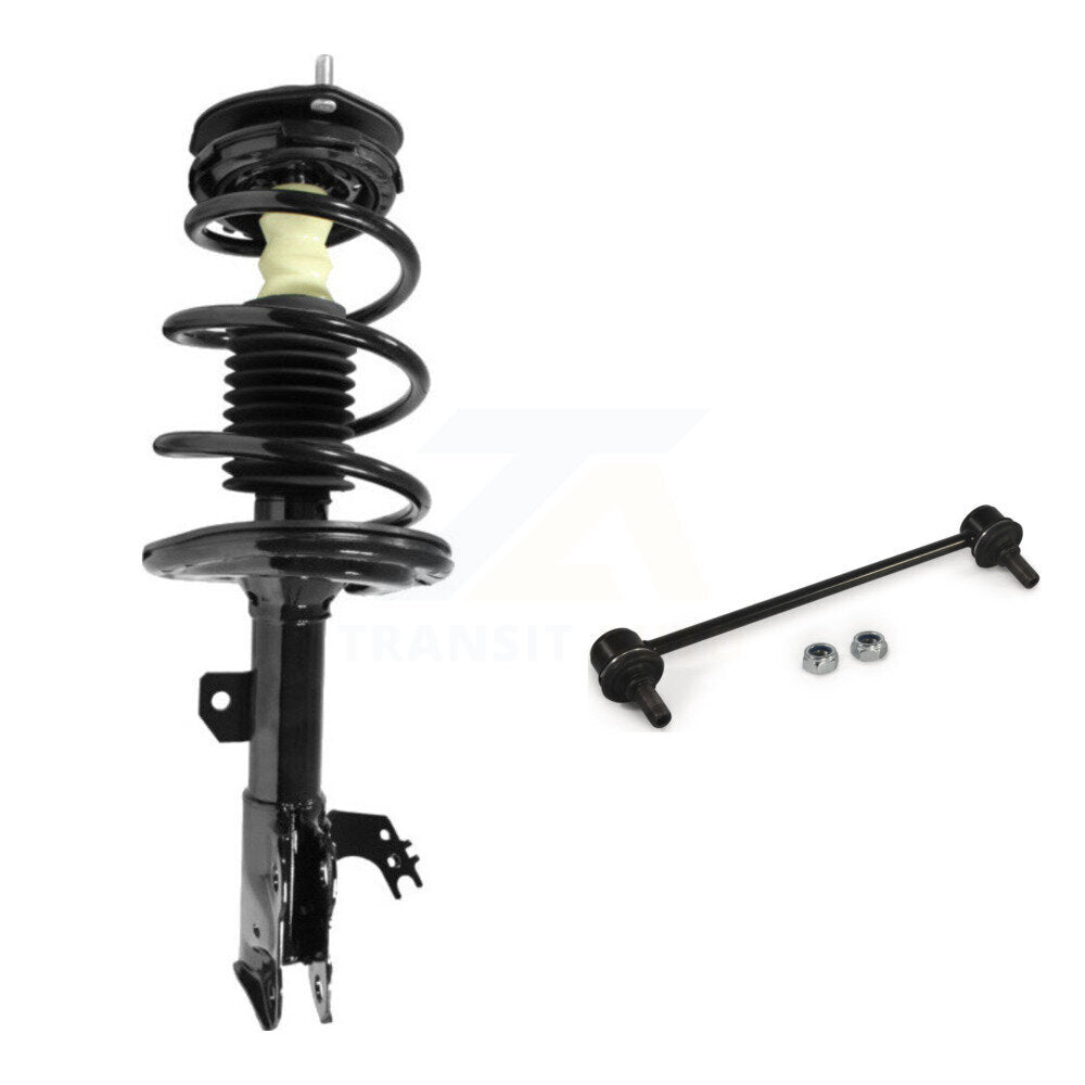 [Avant Droite] Ensemble de jambe de suspension avec ressort hélicoïdal pour Toyota Camry KSS-104844