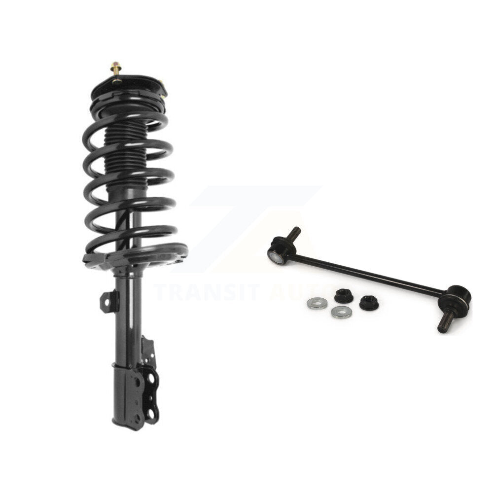 [Avant Droite] Ensemble de jambe de suspension avec ressort hélicoïdal pour 05-10 Toyota Sienna FWD AWD 8 Passenger Only KSS-104905
