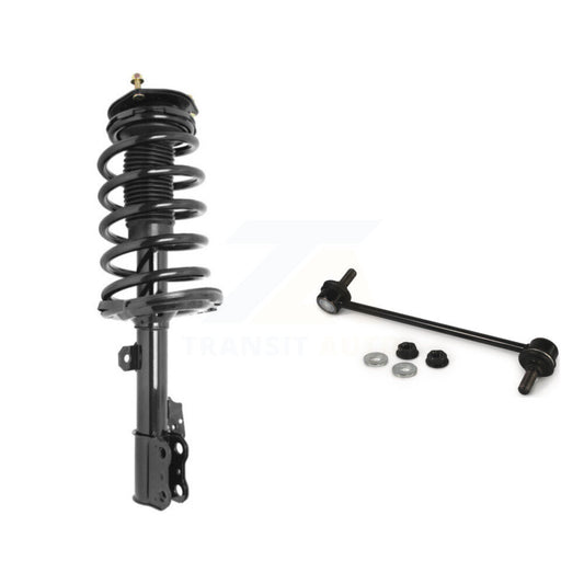 [Avant Droite] Ensemble de jambe de suspension avec ressort hélicoïdal pour 05-10 Toyota Sienna FWD AWD 8 Passenger Only KSS-104905