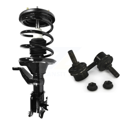[Avant Droite] Ensemble de jambe de suspension avec ressort hélicoïdal pour Honda Civic Excludes Hybrid Si Models KSS-104959
