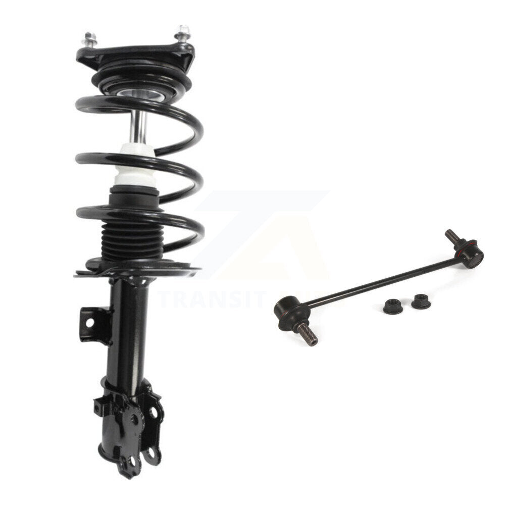 [Avant Droite] Ensemble de jambe de suspension avec ressort hélicoïdal pour Kia Forte Forte5 Koup KSS-105031