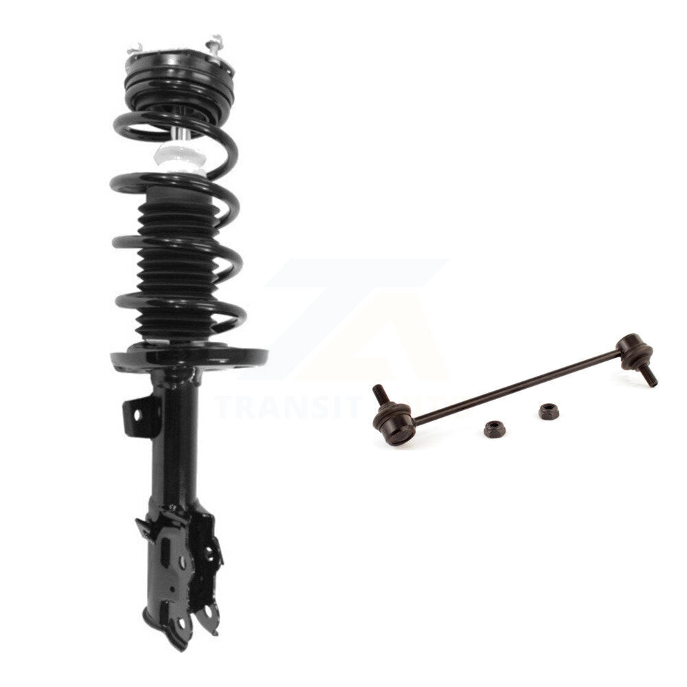 [Avant Droite] Ensemble de jambe de suspension avec ressort hélicoïdal pour 2011-2019 Ford Fiesta KSS-105040