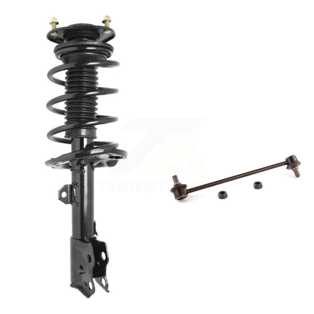 [Avant Droite] Ensemble de jambe de suspension avec ressort hélicoïdal pour Toyota Corolla KSS-105062