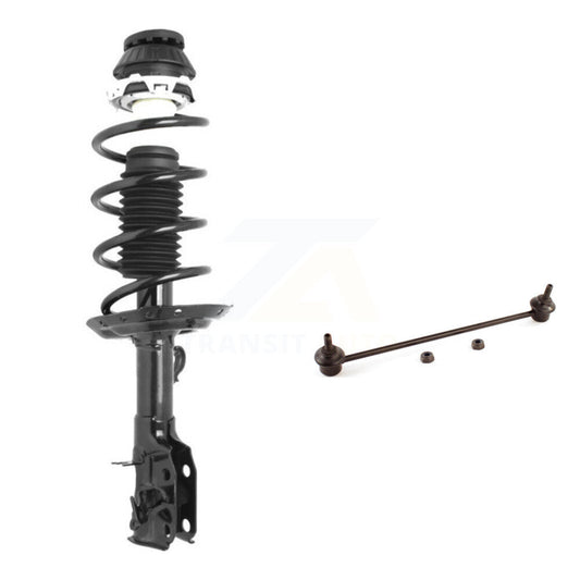 [Avant Droite] Ensemble de jambe de suspension avec ressort hélicoïdal pour Honda Fit Insight KSS-105070