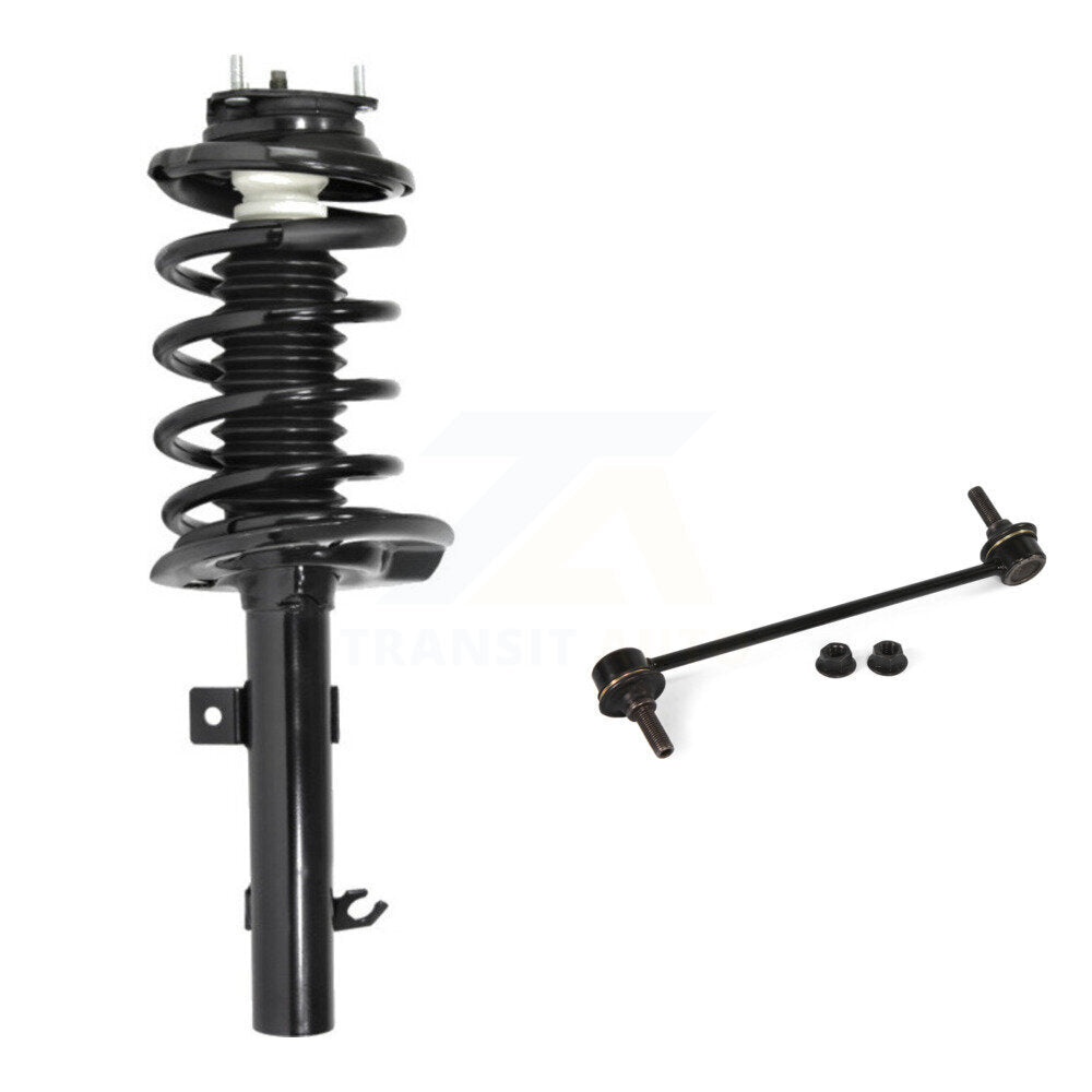 [Avant Droite] Ensemble de jambe de suspension avec ressort hélicoïdal pour Ford Focus KSS-105082