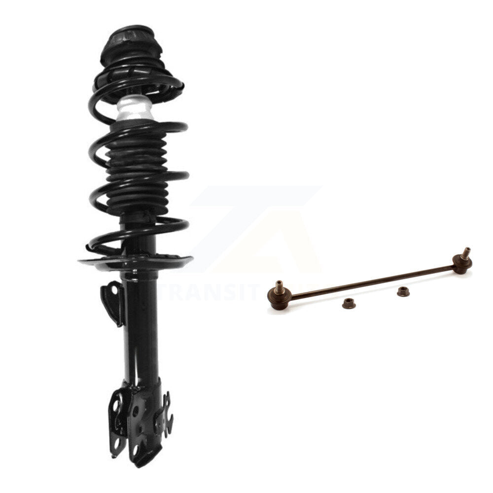 [Avant Droite] Ensemble de jambe de suspension avec ressort hélicoïdal pour Toyota Yaris Prius C KSS-105133