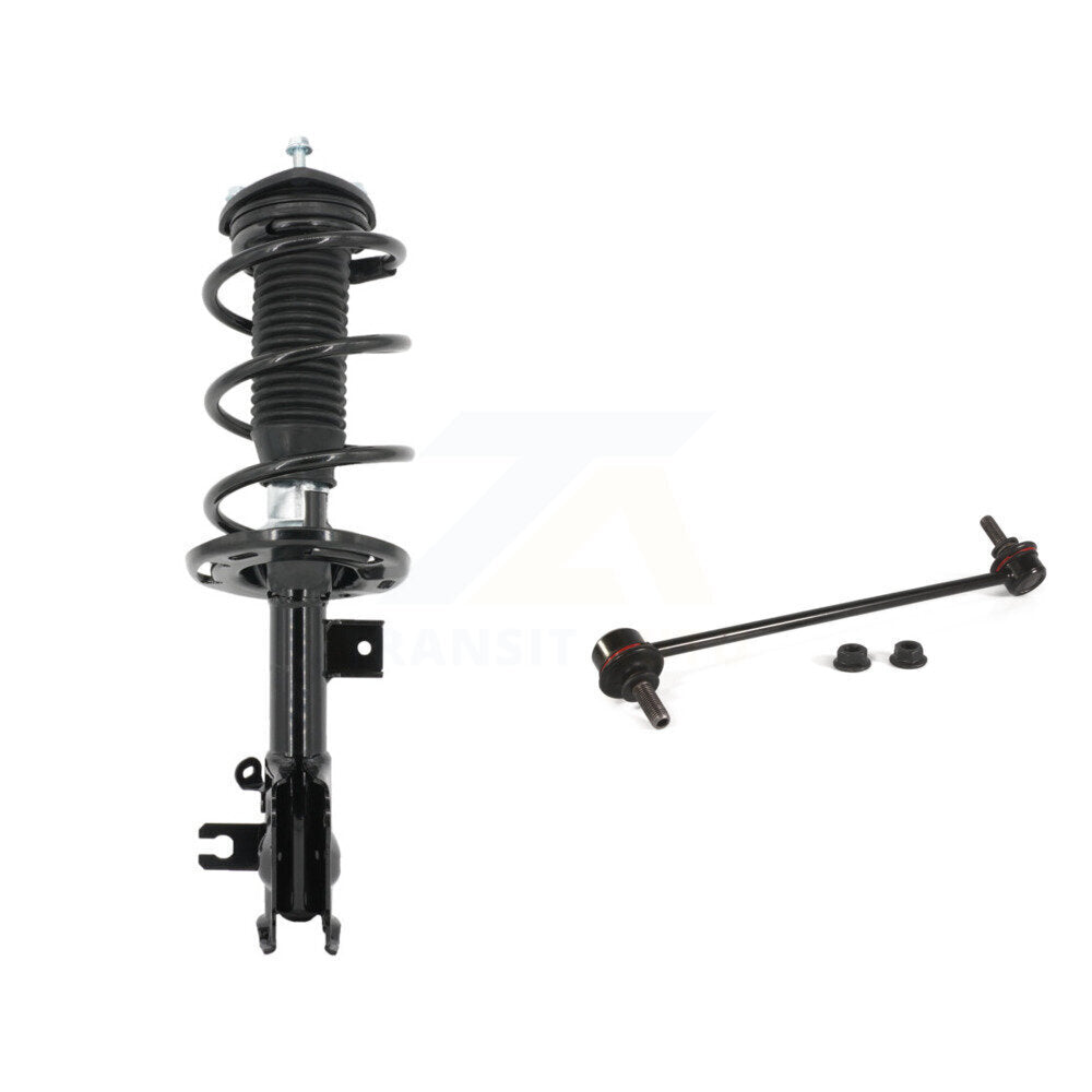 [Avant Gauche] Ensemble de jambe de suspension avec ressort hélicoïdal pour 2014-2018 Mazda 3 KSS-105355