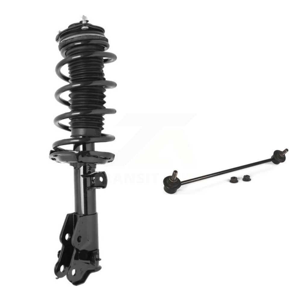 [Avant Gauche] Ensemble de jambe de suspension avec ressort hélicoïdal pour 2012 Honda Civic Excludes Coupe Si Model KSS-105365