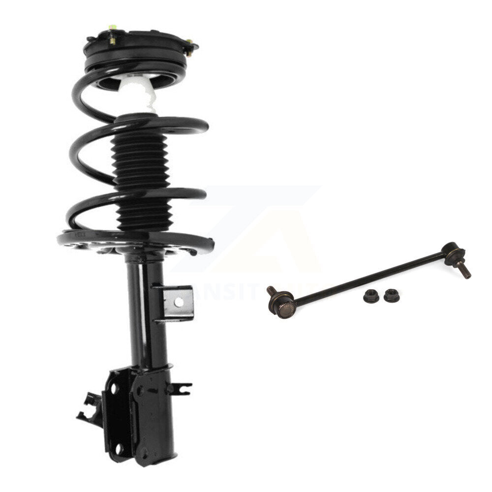 [Avant Gauche] Ensemble de jambe de suspension avec ressort hélicoïdal pour 13-18 Nissan Altima Excludes Coupe V6 Engine KSS-105376