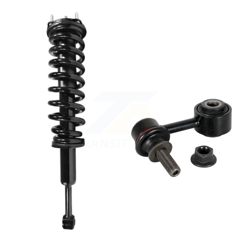 [Avant Gauche] Ensemble de jambe de suspension avec ressort hélicoïdal pour 2007-2021 Toyota Tundra Excludes TRD Package KSS-105386