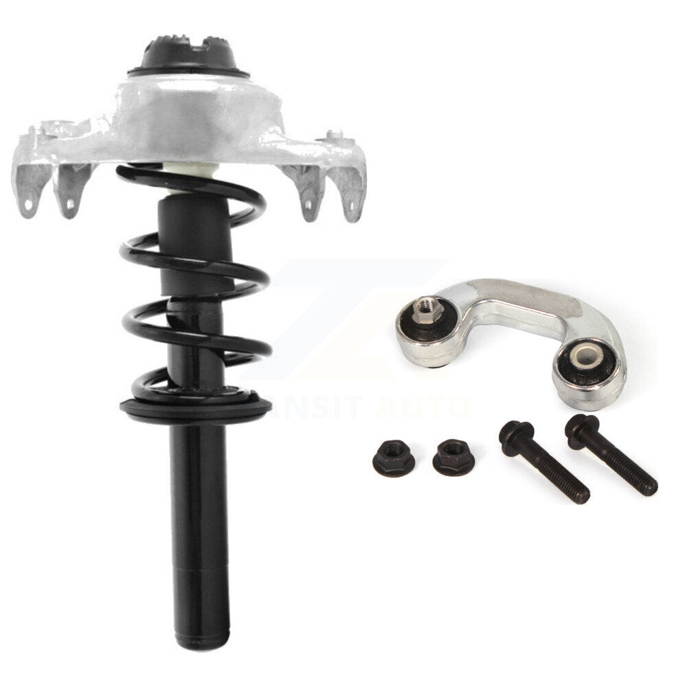 [Avant Gauche] Ensemble de jambe de suspension avec ressort hélicoïdal pour 2009 Audi A4 Quattro Convertible KSS-105388