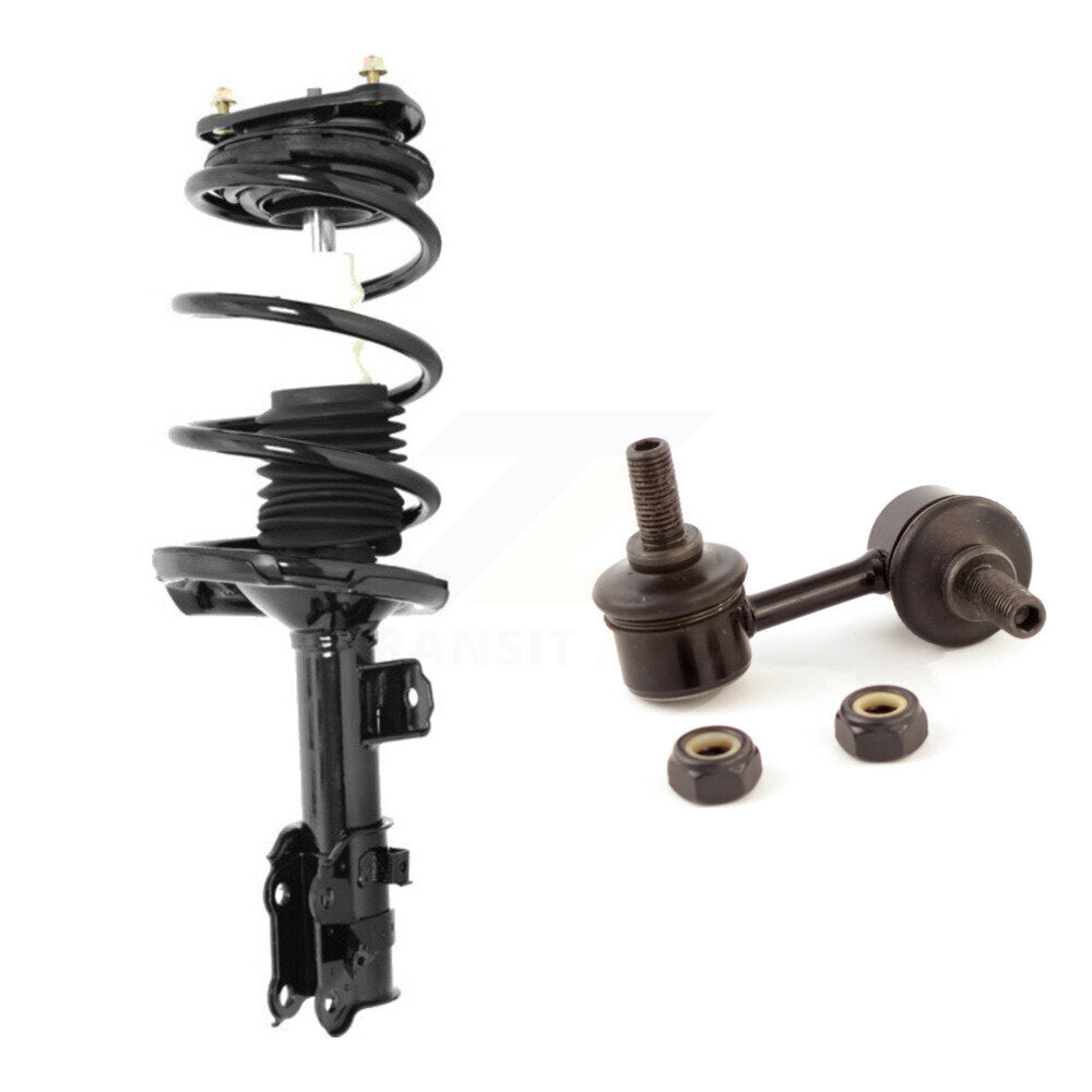 [Avant Gauche] Ensemble de jambe de suspension avec ressort hélicoïdal pour 2006 Hyundai Accent Hatchback KSS-105424