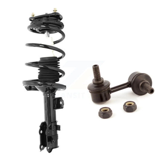 [Avant Gauche] Ensemble de jambe de suspension avec ressort hélicoïdal pour 2006 Hyundai Accent Hatchback KSS-105424