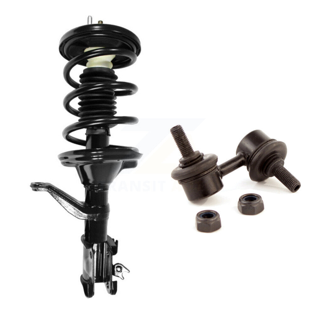 [Avant Droite] Ensemble de jambe de suspension avec ressort hélicoïdal pour Honda Element KSS-105528