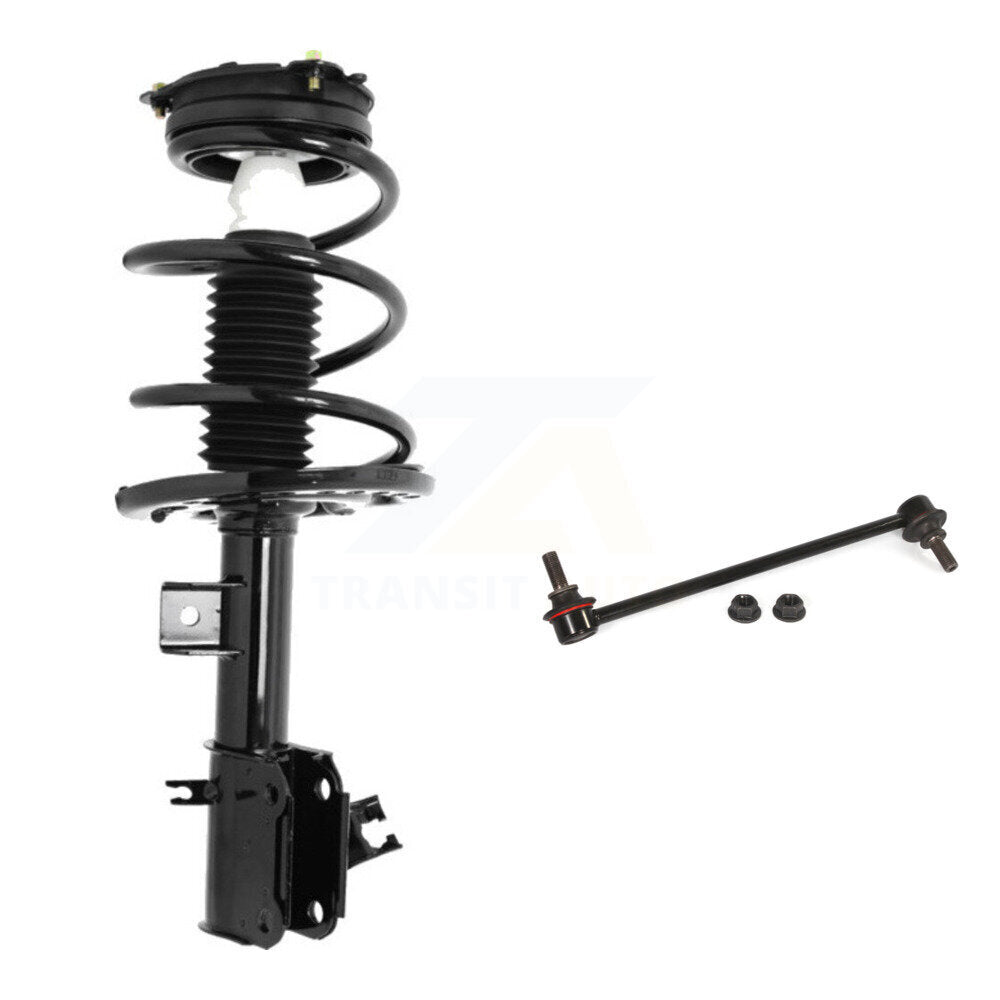 [Avant Droite] Ensemble de jambe de suspension avec ressort hélicoïdal pour 13-18 Nissan Altima Excludes Coupe V6 Engine KSS-105534