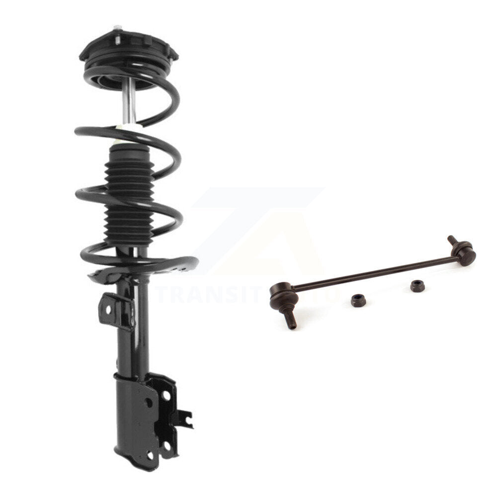 [Avant Droite] Ensemble de jambe de suspension avec ressort hélicoïdal pour Nissan Rogue Select FWD KSS-105558