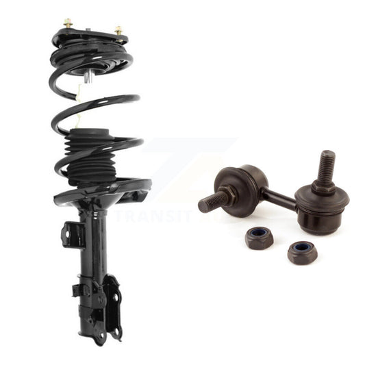 [Avant Droite] Ensemble de jambe de suspension avec ressort hélicoïdal pour 2006 Hyundai Accent Hatchback KSS-105564