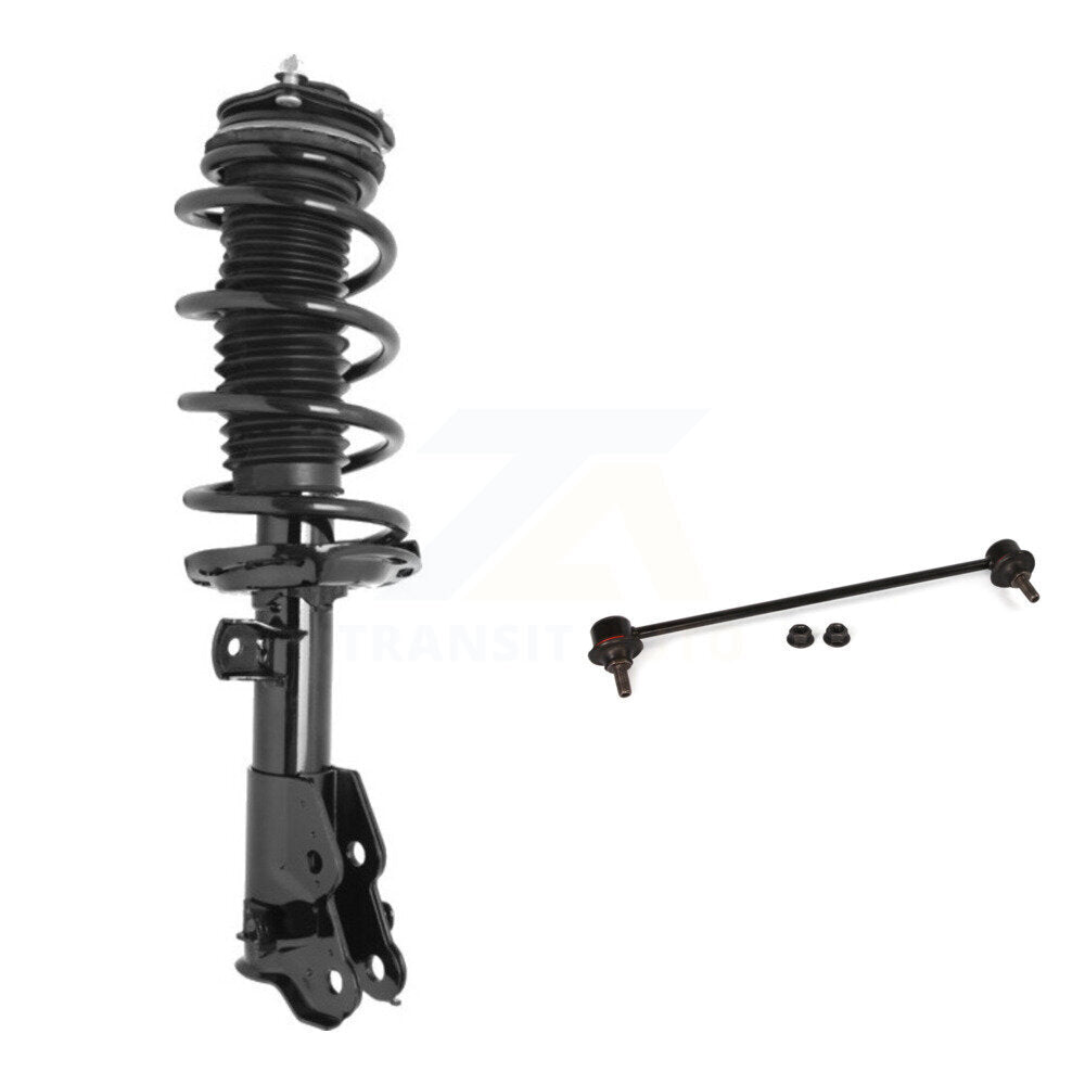 [Avant Droite] Ensemble de jambe de suspension avec ressort hélicoïdal pour 2012 Honda Civic Excludes Coupe Si Model KSS-105592