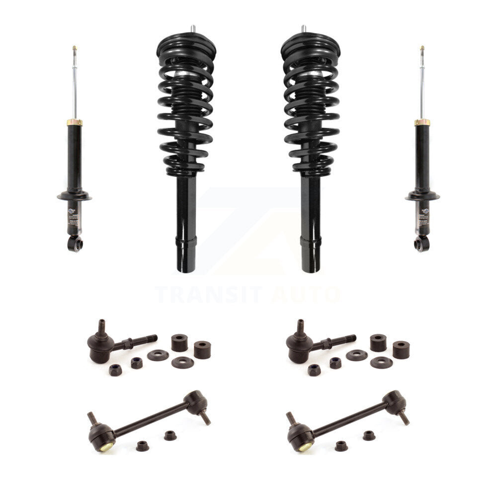 [Avant et Arrière] Ensemble de jambe de suspension avec ressort hélicoïdal pour Hyundai Sonata Kia Optima KSS-107657
