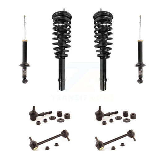 [Avant et Arrière] Ensemble de jambe de suspension avec ressort hélicoïdal pour Hyundai Sonata Kia Optima KSS-107657