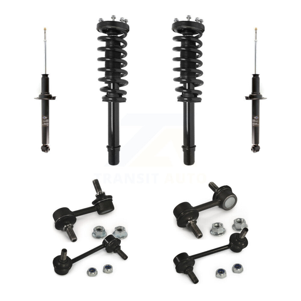 [Avant et Arrière] Ensemble de jambe de suspension avec ressort hélicoïdal pour 2004-2006 Acura TL KSS-107658