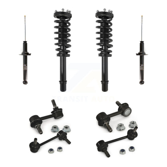 [Avant et Arrière] Ensemble de jambe de suspension avec ressort hélicoïdal pour 2004-2006 Acura TL KSS-107658