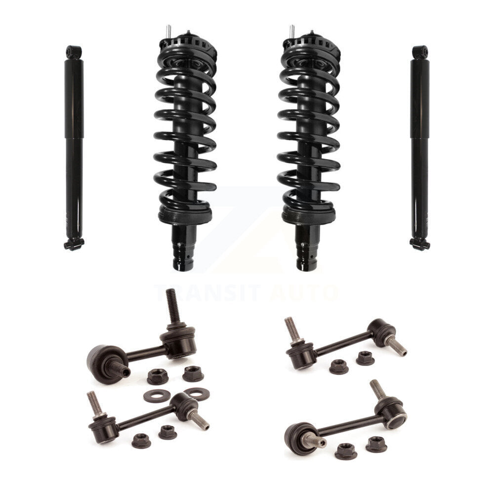 [Avant et Arrière] Ensemble de jambe de suspension avec ressort hélicoïdal pour GMC Chevrolet Envoy XL KSS-107666