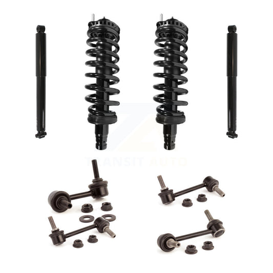 [Avant et Arrière] Ensemble de jambe de suspension avec ressort hélicoïdal pour GMC Chevrolet Envoy XL KSS-107666