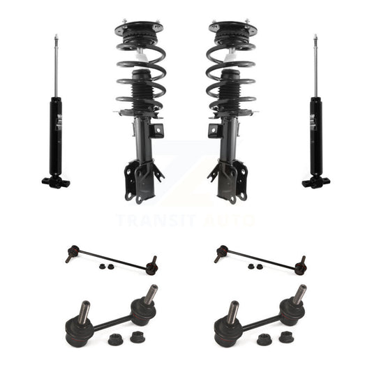 [Avant et Arrière] Ensemble de jambe de suspension avec ressort hélicoïdal pour Ford Fusion KSS-107673