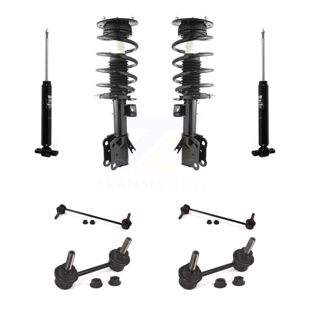 [Avant et Arrière] Ensemble de jambe de suspension avec ressort hélicoïdal pour Ford Fusion KSS-107674