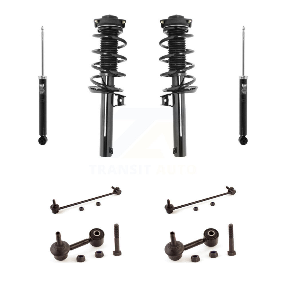 [Avant et Arrière] Ensemble de jambe de suspension avec ressort hélicoïdal pour Volkswagen Tiguan Limited KSS-107676