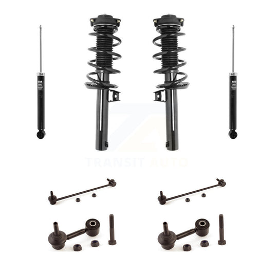 [Avant et Arrière] Ensemble de jambe de suspension avec ressort hélicoïdal pour Volkswagen Tiguan Limited KSS-107676