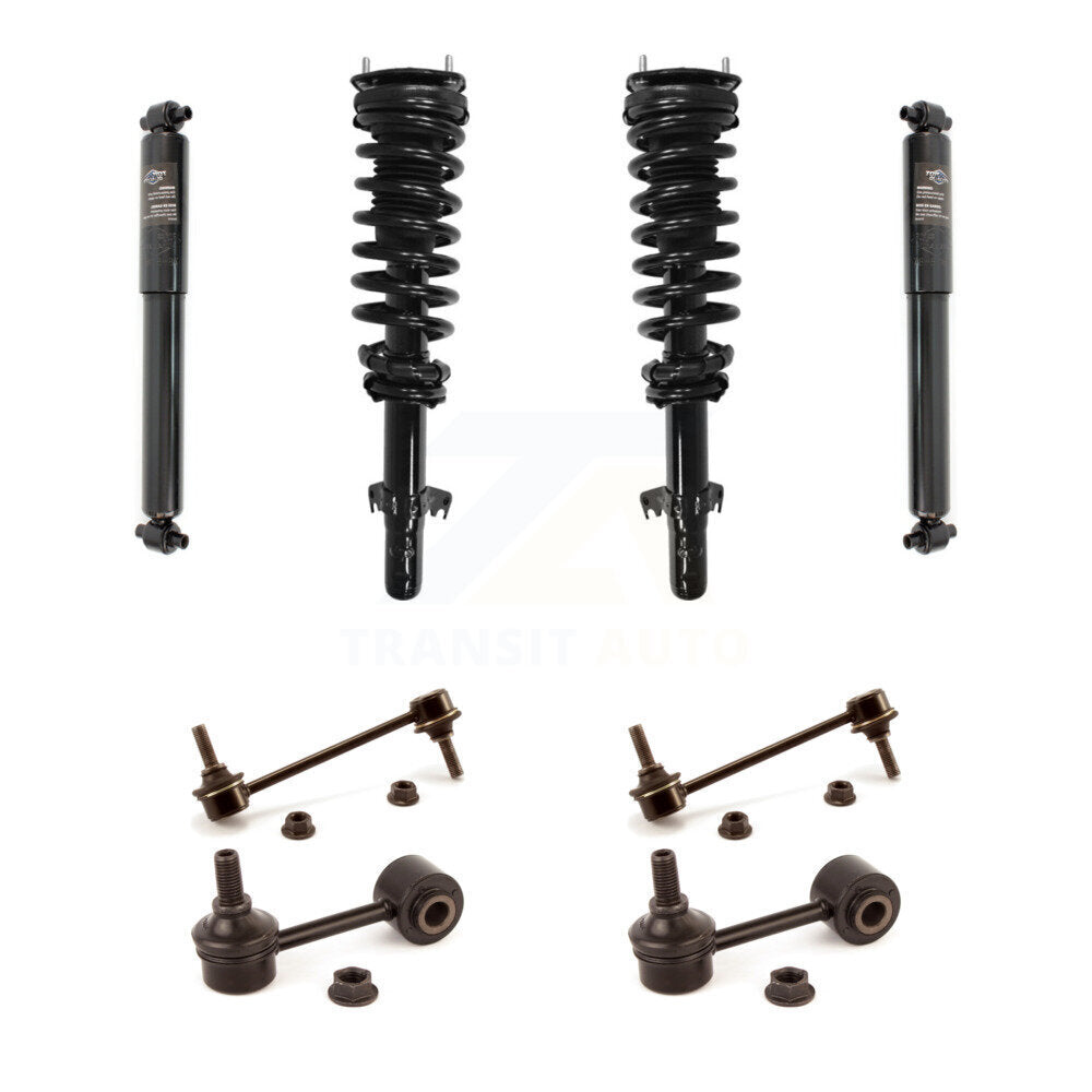 [Avant et Arrière] Ensemble de jambe de suspension avec ressort hélicoïdal pour Ford Fusion Lincoln MKZ Milan KSS-107684