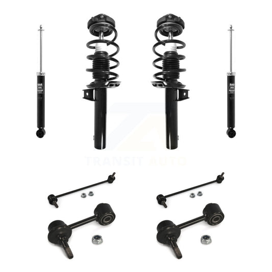 [Avant et Arrière] Ensemble de jambe de suspension avec ressort hélicoïdal pour Volkswagen Jetta KSS-107688